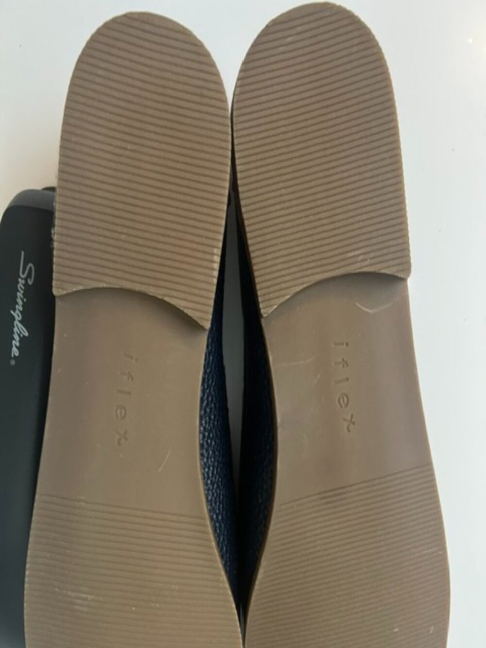 Anne Klein iFlez Blue Slip On Loafers Women's size 8.5 - Like New - Picture 5 of 6